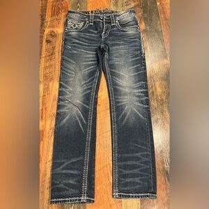 Rock Revival Keaton slim straight men’s jeans